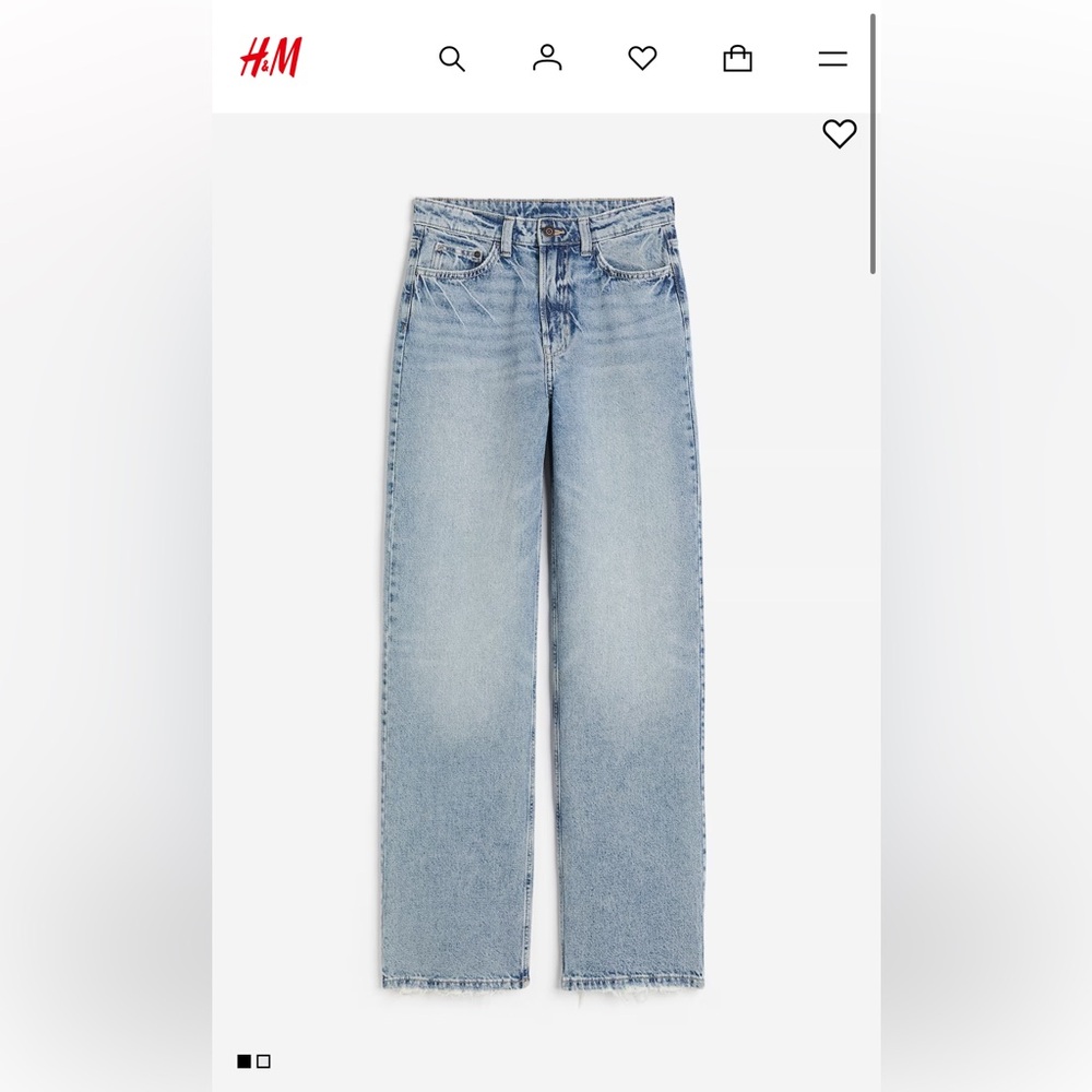 H&M Wide Ultra High Jeans